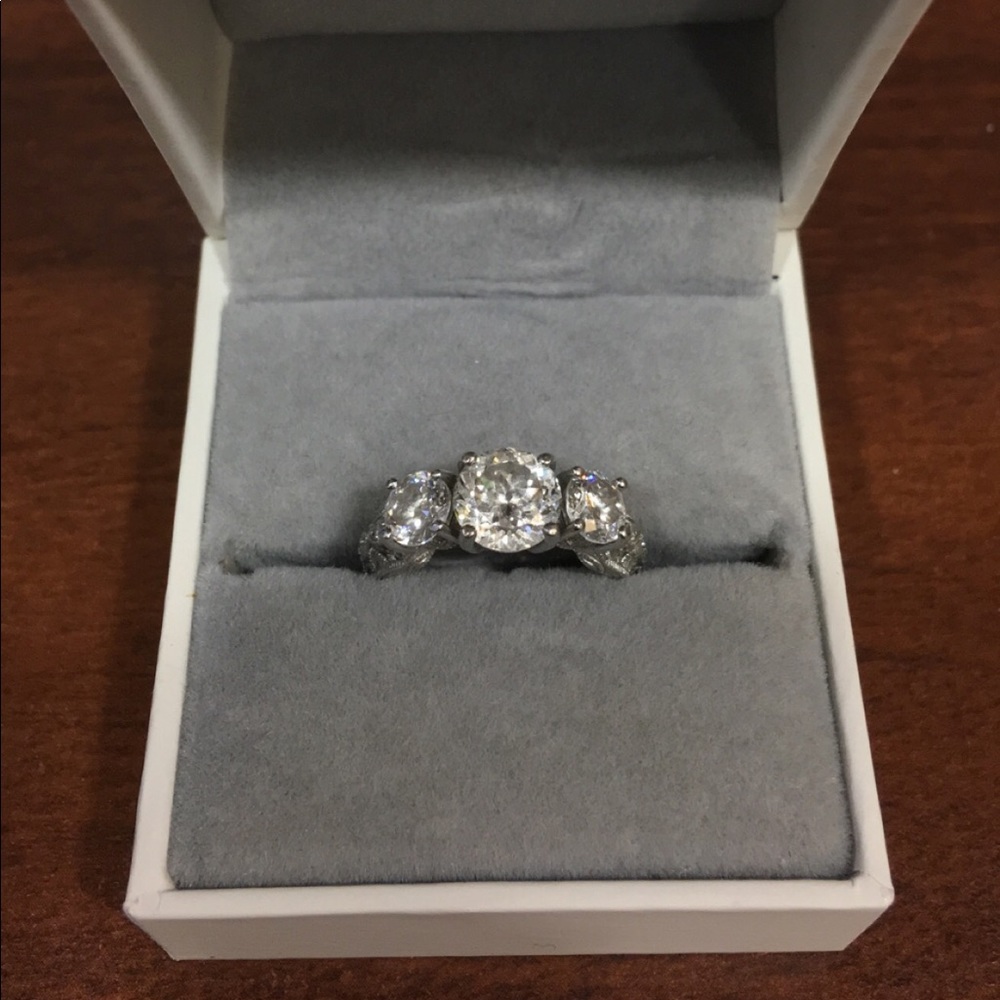 Tacori Diamonique Sterling Silver Ring